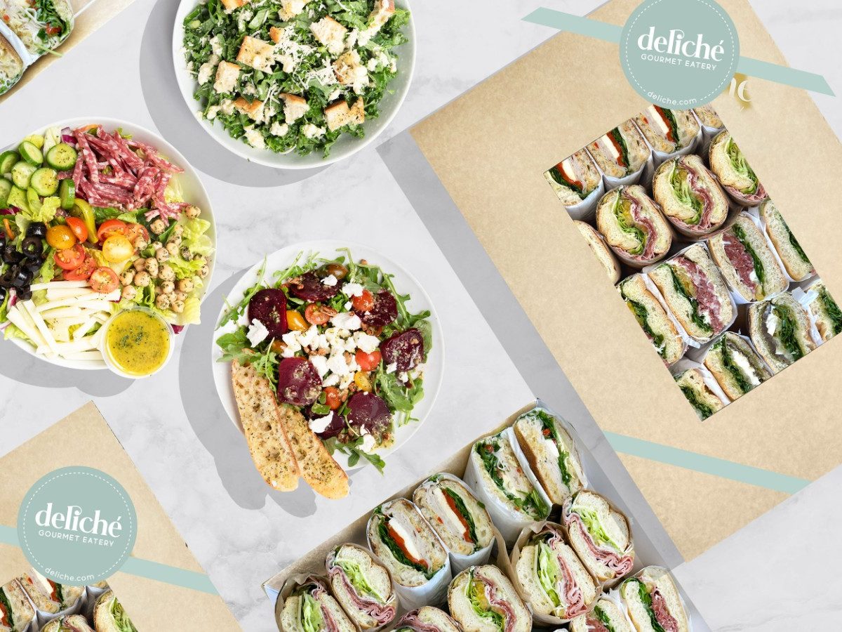 Deliche catering sandwiches and salads